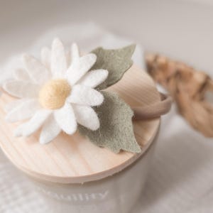 White Daisy flower headband or hair clip | daisy hair clips | White flower headband | spring headband | flower headbands | baby gift |