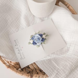 Royal blue flower hair clip, white flower clips, baby hair clips, wedding hair accessories, flower girl clips, blue toddler hair clips