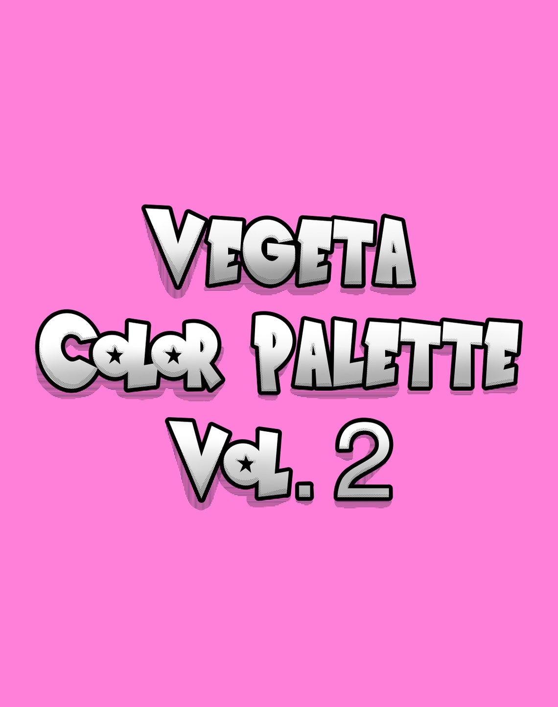 Dragonball Vegeta Procreate Color Palette - Etsy