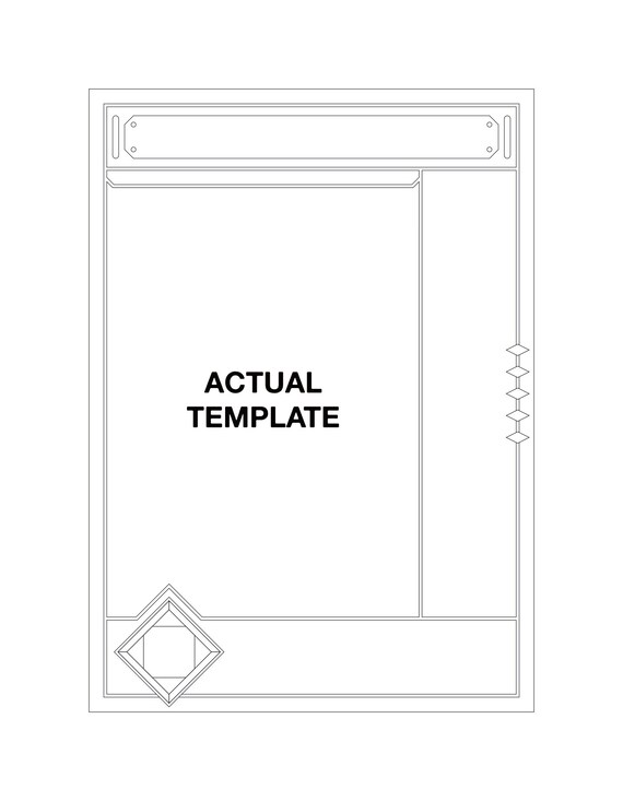 Card Game & Board Game Card Templates - Etsy