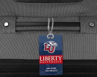 Spring is in the Air... So is travel! Custom College Logo Luggage Tag, Personalized Aluminum Travel Tag