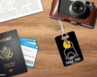 Spring is in the Air... So is travel! MC Hammer Luggage Tag, Personalized Travel Accessories