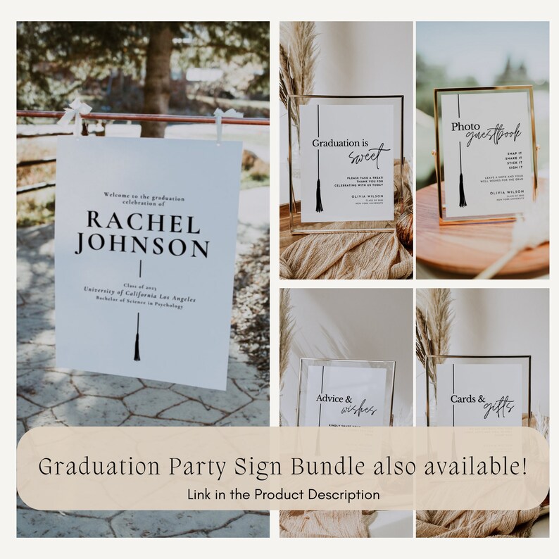 Graduation Iv Advice and Wishes Graduation Sign, Printable Grad Advice Sign, Editable ...