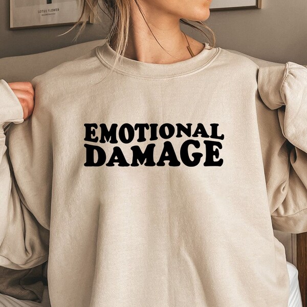 【The Boy Has No Patience】Knife-Cut Destruction Spray-Colored Sweatshirt main image 0