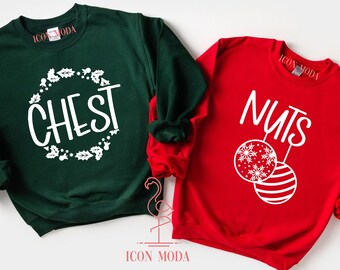 Ugly Christmas Sweater Couple | Etsy