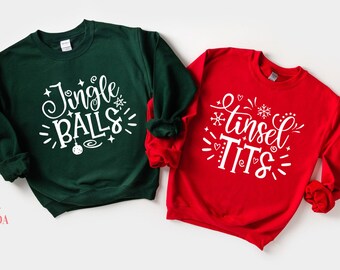 funny couples christmas jumpers