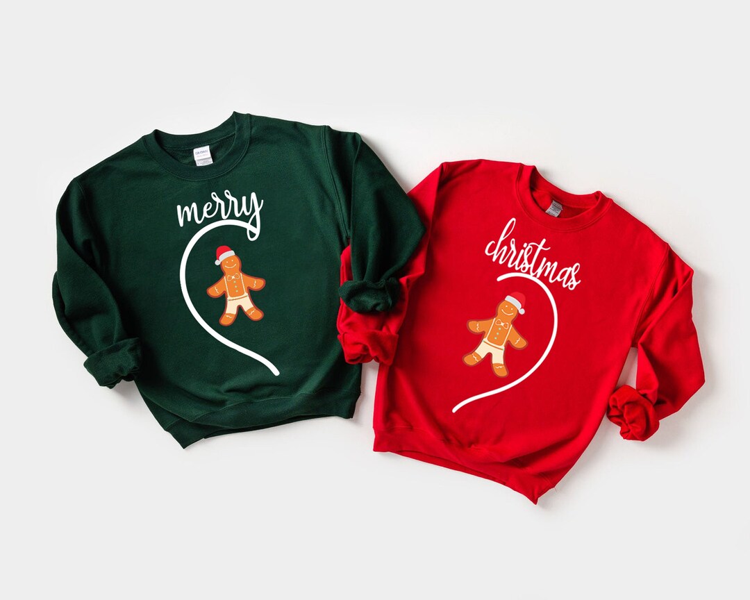 Christmas Cookie Sweatshirts Merry Christmas Sweatshirts Etsy UK