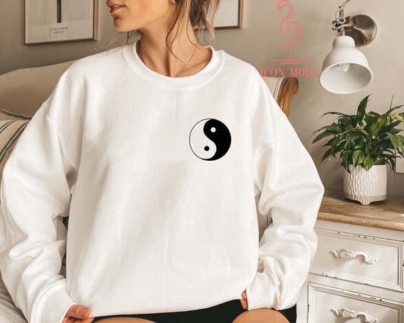 Yin Yang Sweatshirt Inspirational Sweatshirt Yin Yang - Etsy