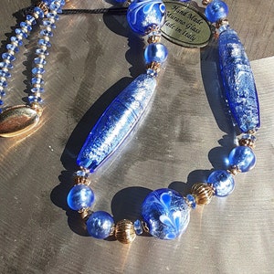 Venetian Murano Foil Choker