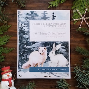 A Thing Called Snow Family Literature and Activity Guide Snow Nature Study Winter Unit Study Homeschool image 1