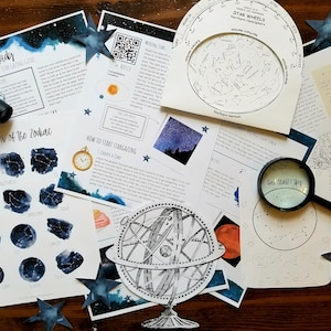 Night Sky Unit Study Curious Trails Moon Phases Unit Study Nature Study Homeschool Curriculum image 4