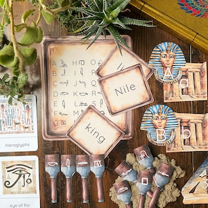 Unidad de aprendizaje temprano del Antiguo Egipto / Historia / Unidad preescolar / Montessori / Recursos para educación en el hogar para jardín de infantes