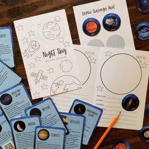 Night Sky Unit Study Curious Trails Moon Phases Unit Study Nature Study Homeschool Curriculum image 6