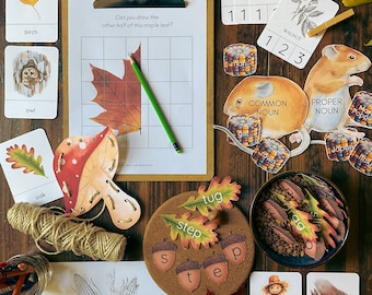 Autumn Early Learning Unit | Homeschool | Language and Math Activities