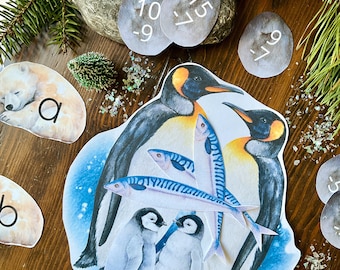 Polar Animals Early Learning Unit | Winter Homeschool | Language and Math Activities