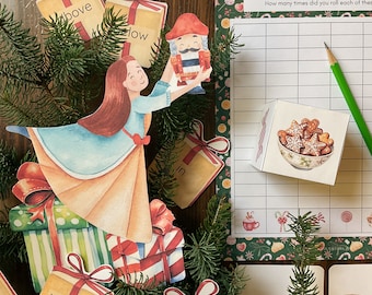 Unité d'apprentissage précoce Casse-noisette : activités de Noël pour la maternelle et la maternelle (téléchargement PDF)