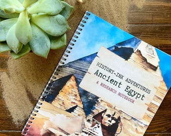Ancient Egypt History-Ink Adventures Research Notebook: Homeschool Curriculum (PDF Download)