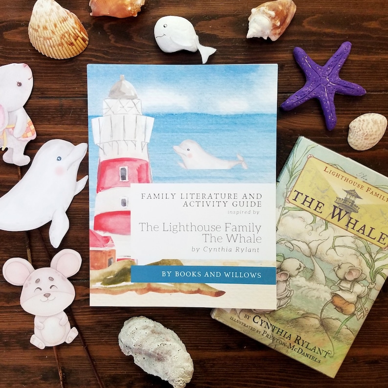 Family Literature and Activity Guide inspired by The Lighthouse Family: The Whale Homeschool Lesson Nature Study Summer Reading image 1