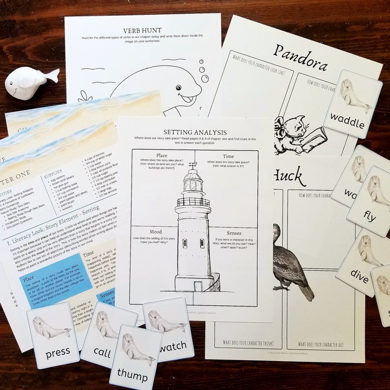 Family Literature and Activity Guide inspired by The Lighthouse Family: The Whale Homeschool Lesson Nature Study Summer Reading image 6