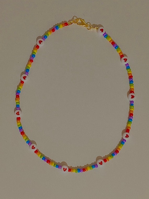 𝚁𝚊𝚒𝚗𝚋𝚘𝚠 𝚑𝚎𝚊𝚛𝚝 𝚗𝚎𝚌𝚔𝚕𝚊𝚌𝚎 - Etsy