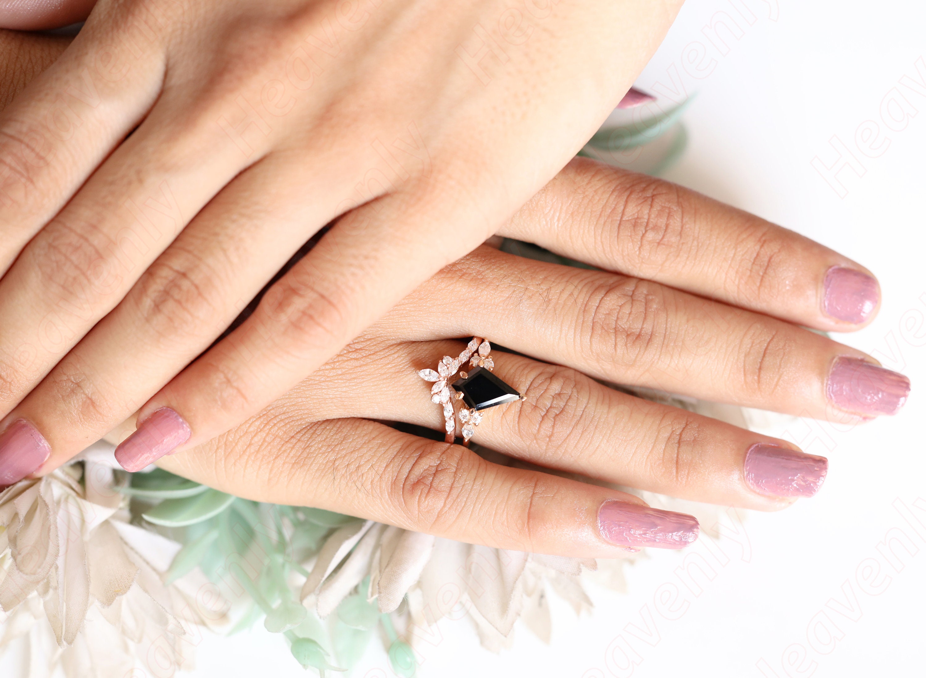3.10 Ctw Kite 12.00x8.00mm 14K Rose Gold 925 Silver Natural