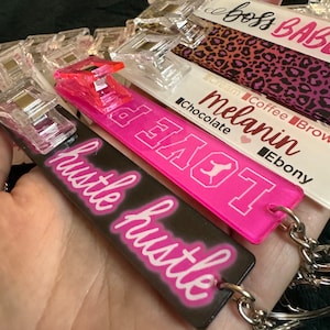 ATM-kaartclips/kaartgrijpers/kaartclips/helper lange nagels/sleutelhanger/tas handtas sleutelhanger/pompon/