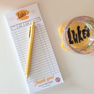 luke's coffee notepad | hollow town | stars coffee | diner notepad | small town diner