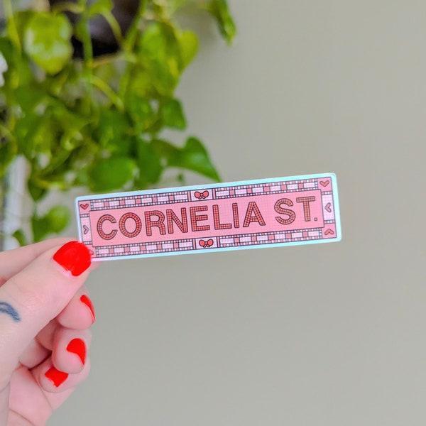 cornelia street sticker *limited edition* | subway tile sticker | new york