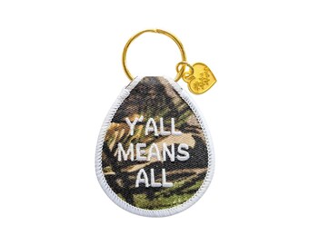 y'all means all keychain