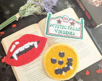 vampire mug rugs | vampire coasters | mystic | vervain | vampire lovers | mystic virginia | salvatore | coffee coaster