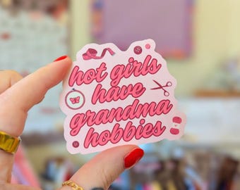 grandma hobbies sticker