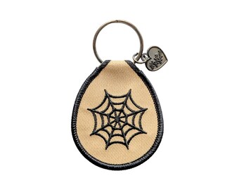 spider web keychain