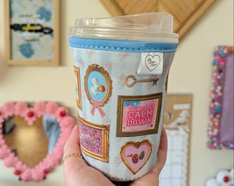 calm down drink sleeve | coffee sleeve | beverage sleeve | drink hugger | drink coozie | damn its 7am | you need to calm down | lover