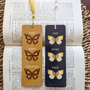 bookish butterfly bookmark