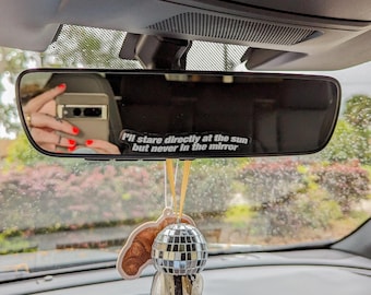 anti-hero decal | mirror decal | mirror sticker | car decal | car sticker | rooting for the anti-hero | stare directly at the sun | antihero