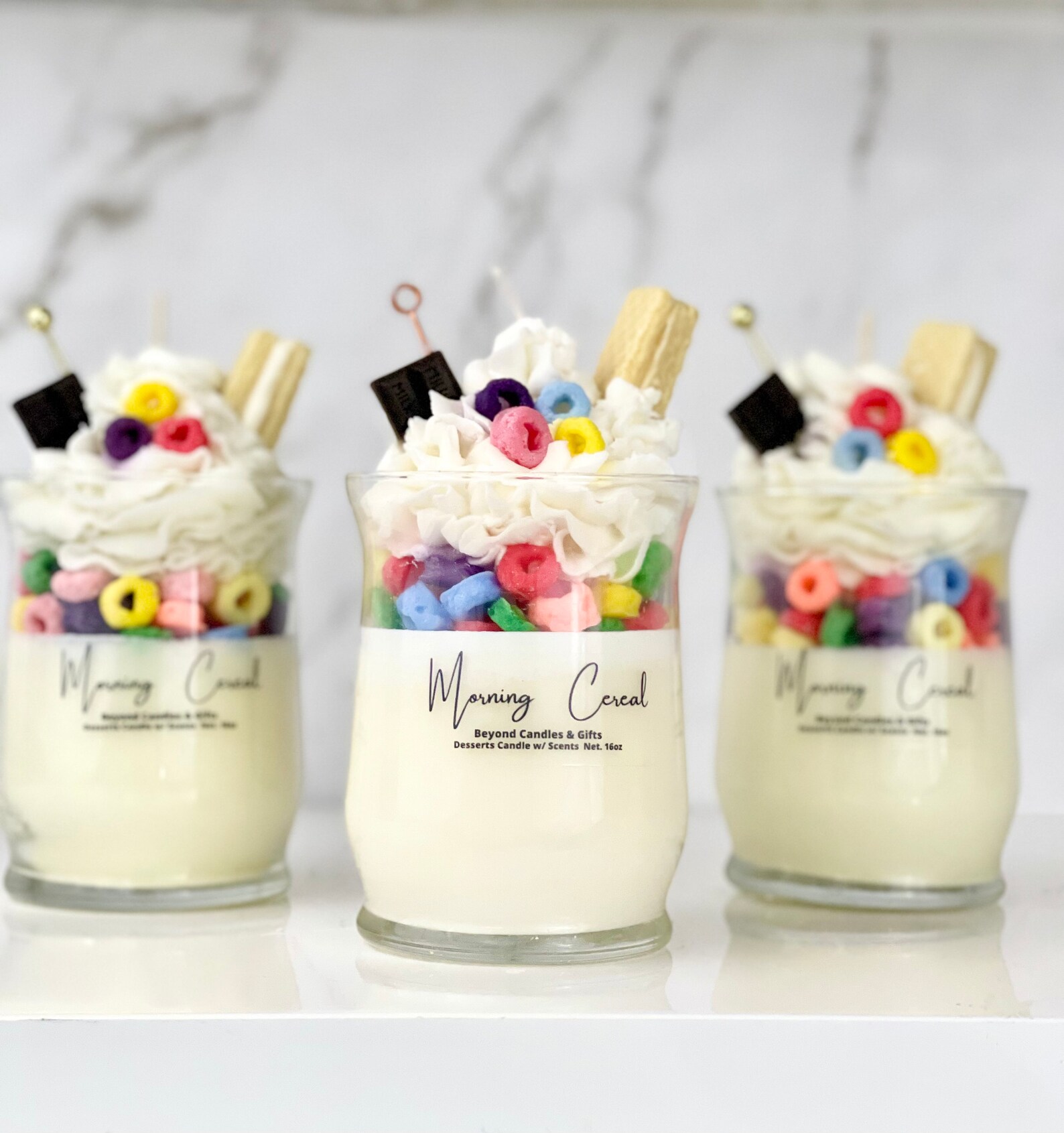 Morning Cereal Dessert Candle Etsy