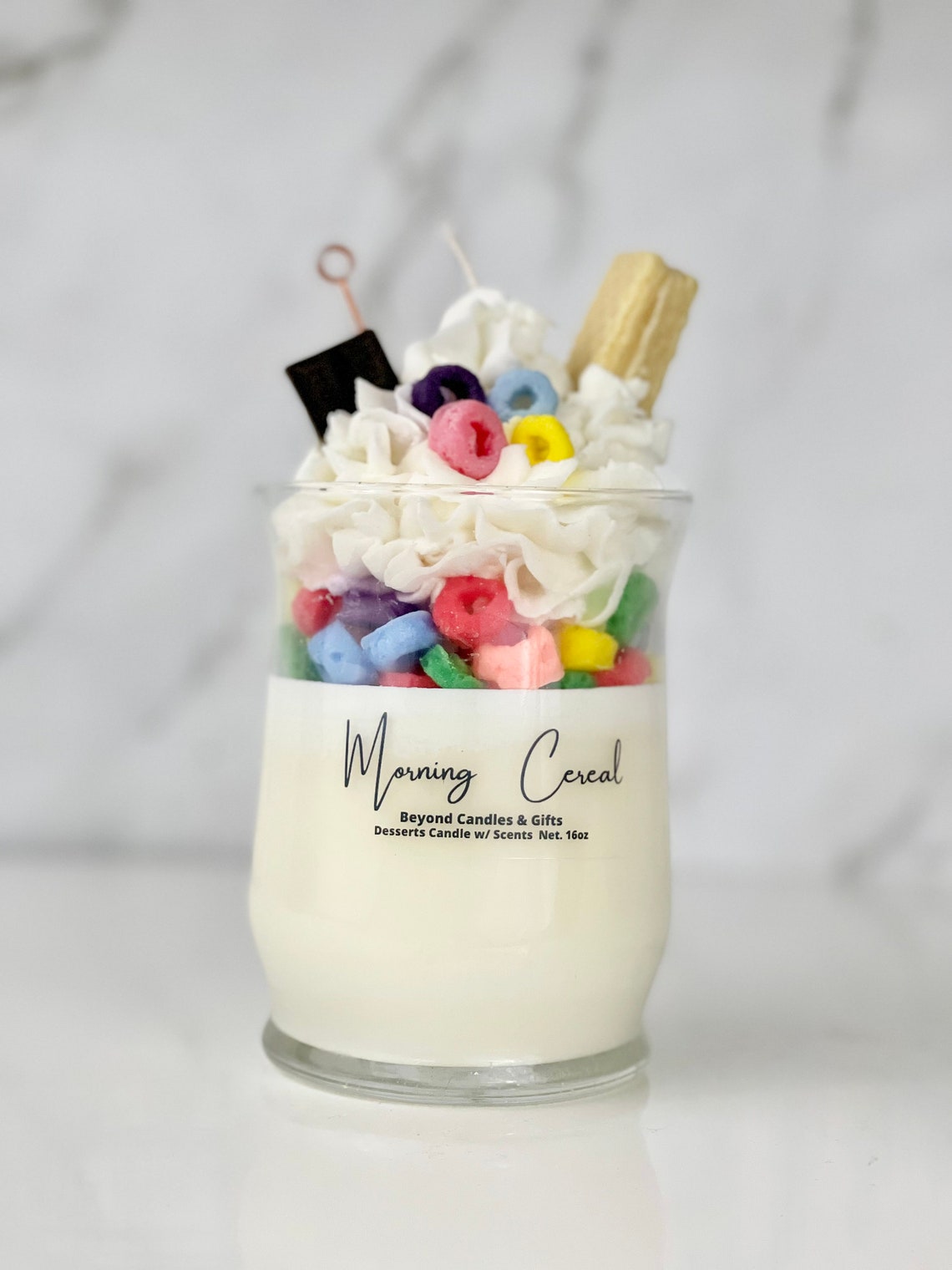 Morning Cereal Dessert Candle Etsy