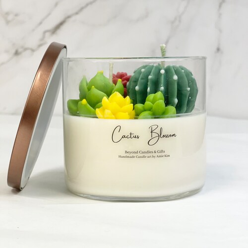 Cactus Candle Etsy