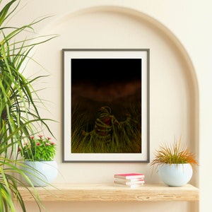 Earth | Black Art | Black Art Print | Black Art Poster| Afrocentric Art Print | Home Decor Wall Art| Digital Print | Digital Painting