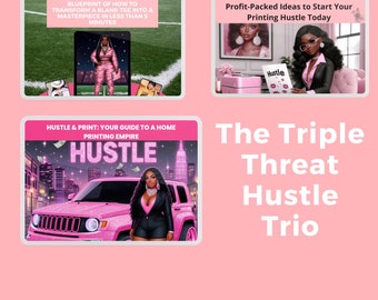 El trío de la triple amenaza: paquete para aprender a hacer manualidades. Descarga digital