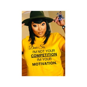 Querida hermana, no soy tu competencia (SVG PNG) Descarga digital. Frase inspiradora para máquina de corte Cricut.