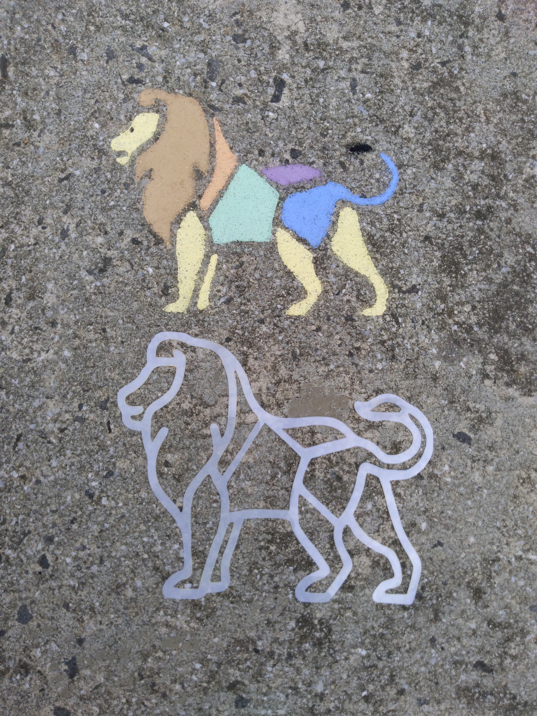 Zoo Animal Stencils, Lion Stencil, Tiger Stencil, Elephant Stencil