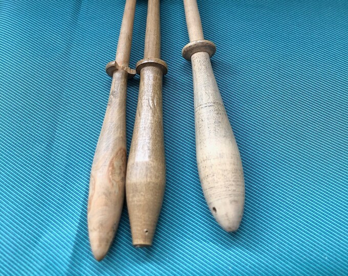 wooden lacemaking bobbins