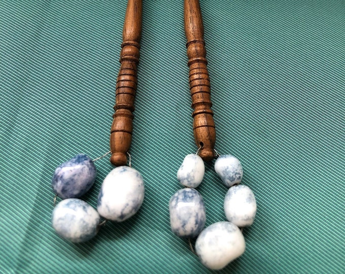 wooden lacemaking bobbins