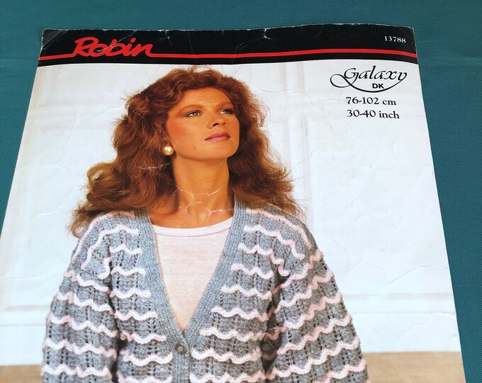 Paper Vintage Knitting Pattern Robin 13788