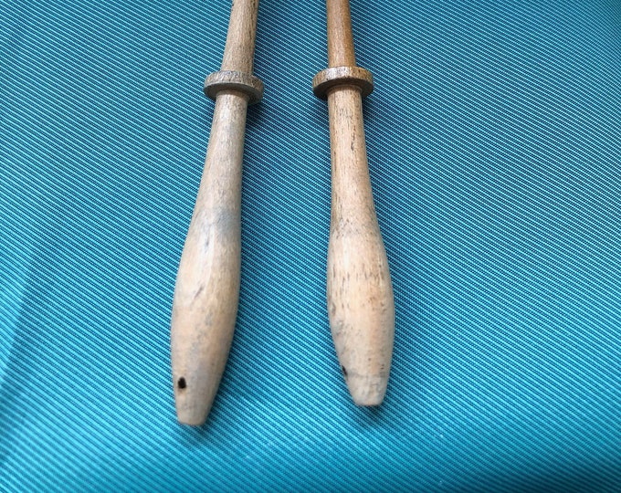 wooden lacemaking bobbins