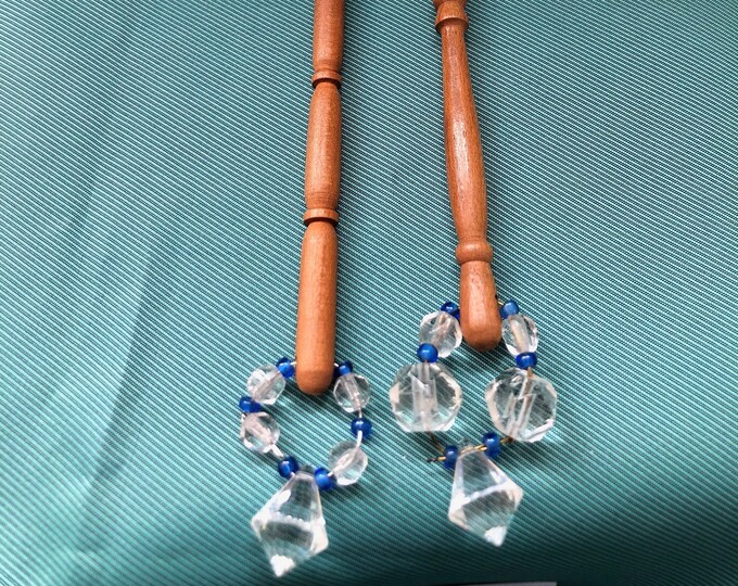 wooden lacemaking bobbins