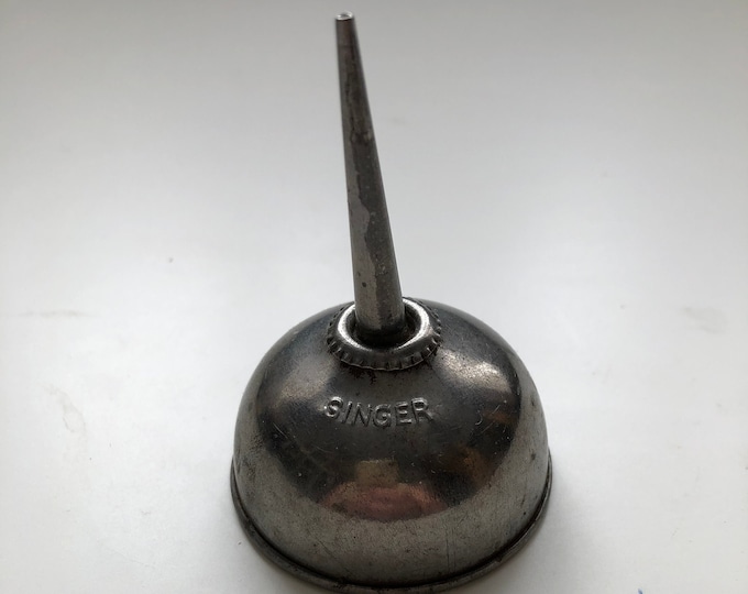vintage singer oil can