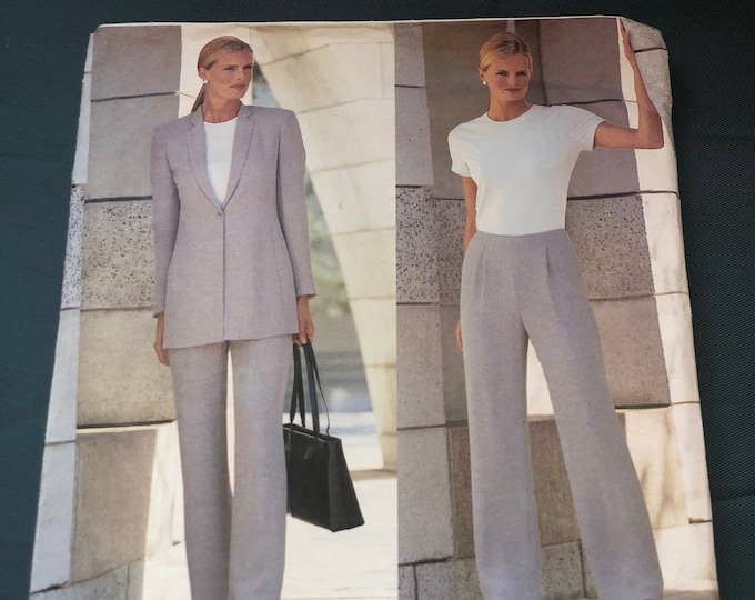 Vogue American Designer, Ladies jacket and pants Sewing Pattern, Factory Folded, Vogue 2389, Anne Klein