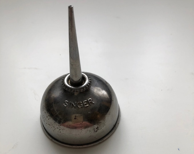 vintage singer oil can